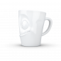 Preview: FiftyEight Henkelbecher Mug Lecker weiss